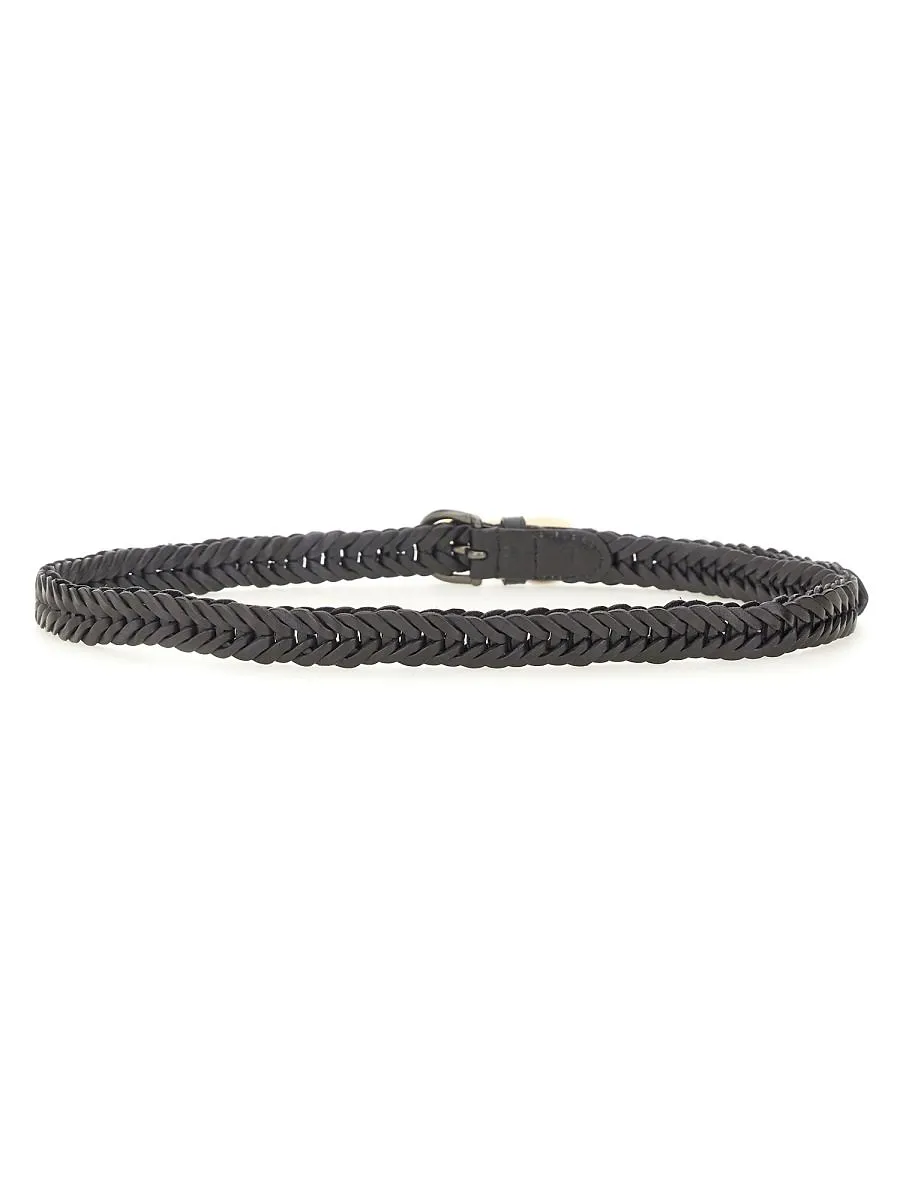 Dragon Diffusion Braided Strap Buckled Belt