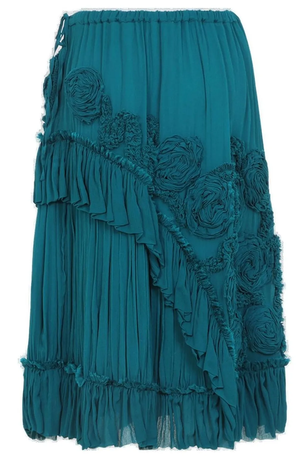 Sammy Bis Textured Midi Skirt