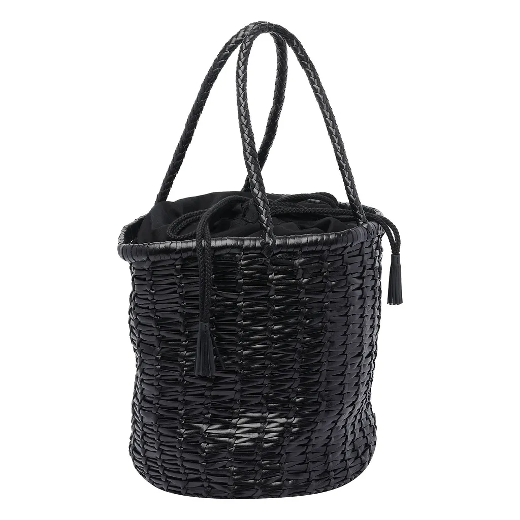 Dragon Diffusion Interwovened Drawstring Bucket Bag