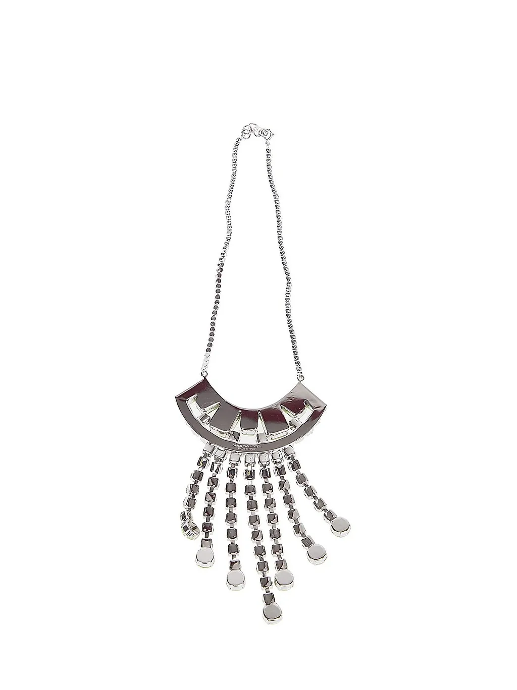 Dries Van Noten Strass Fringed Necklace