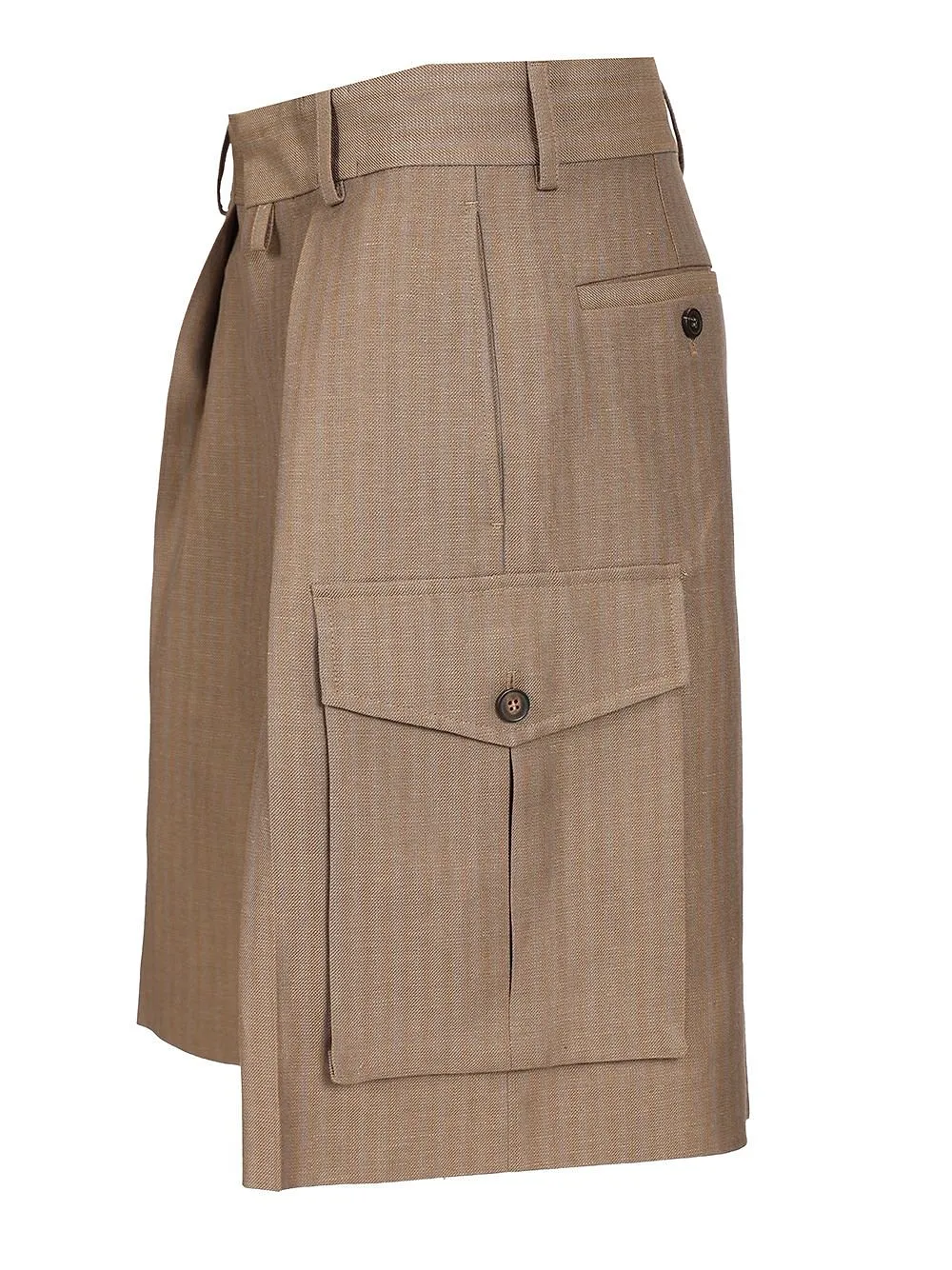 Dries Van Noten Striped Cargo Shorts