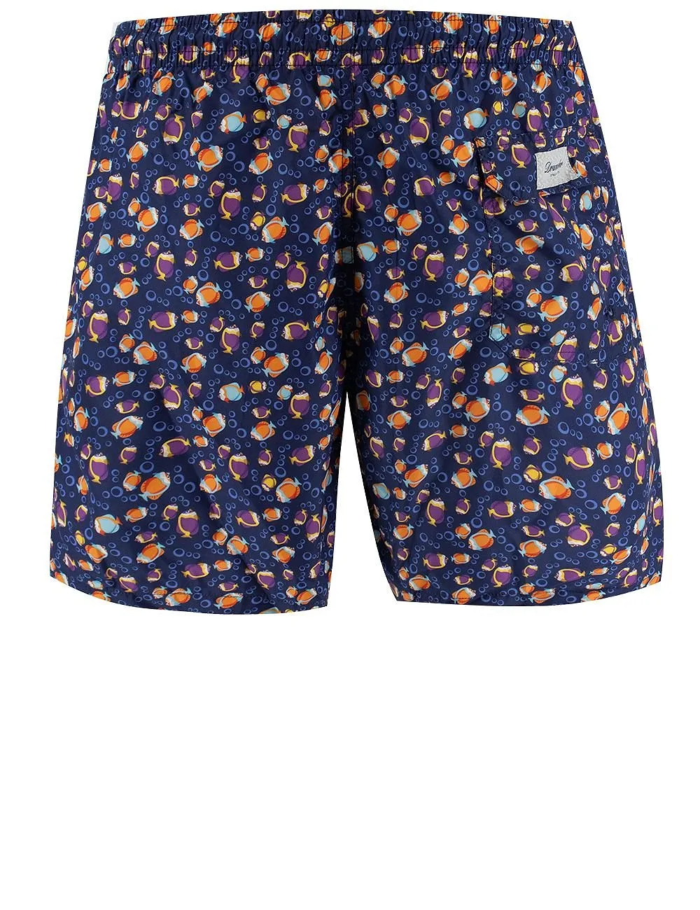 Drumohr Fish Print Swim Shorts
