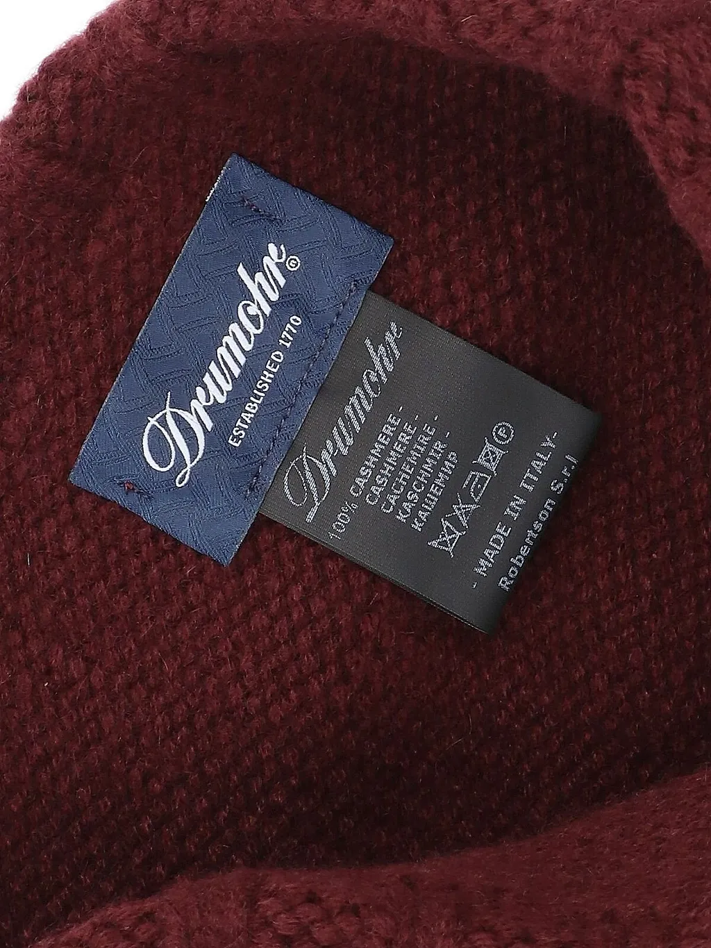 Drumohr Ribbed Beanie Hat