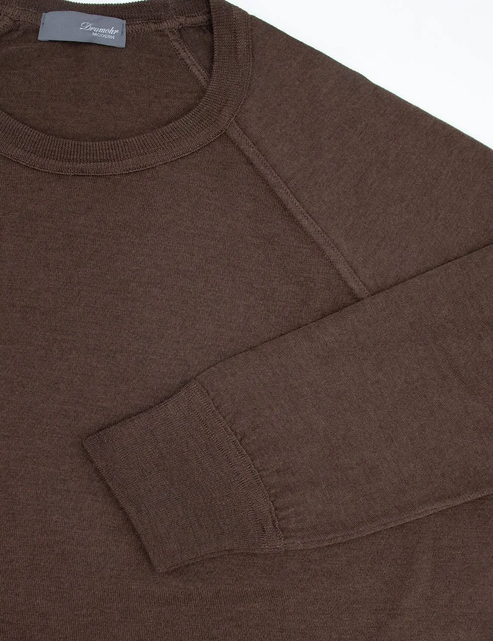 Drumohr Raglan Crew Neck Knitted Sweater