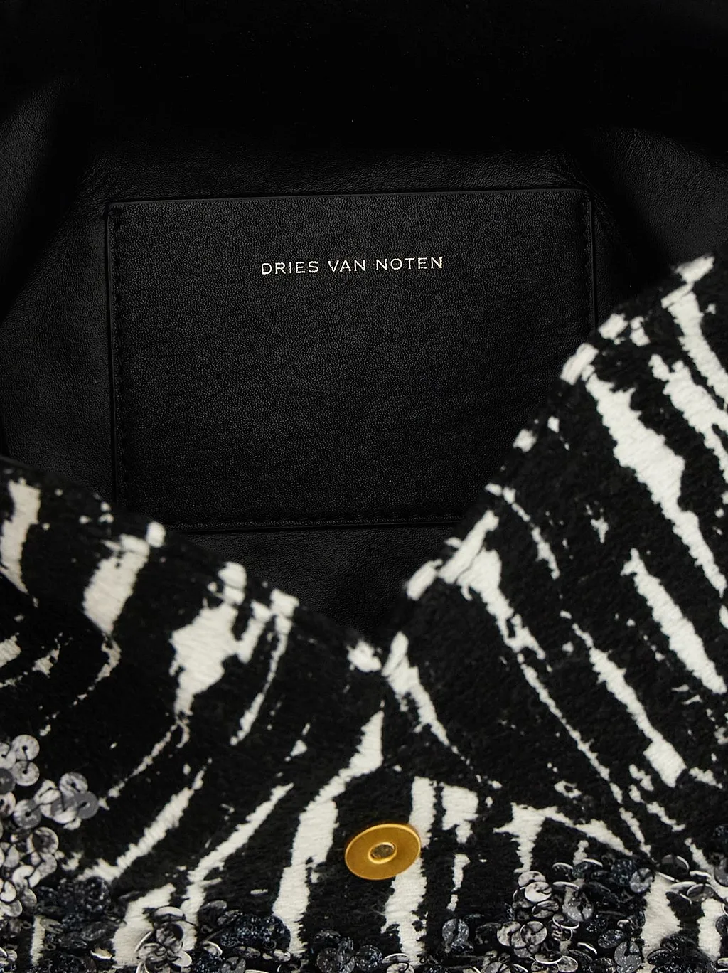 Dries Van Noten W.L. Sequin Embellished Clutch Bag