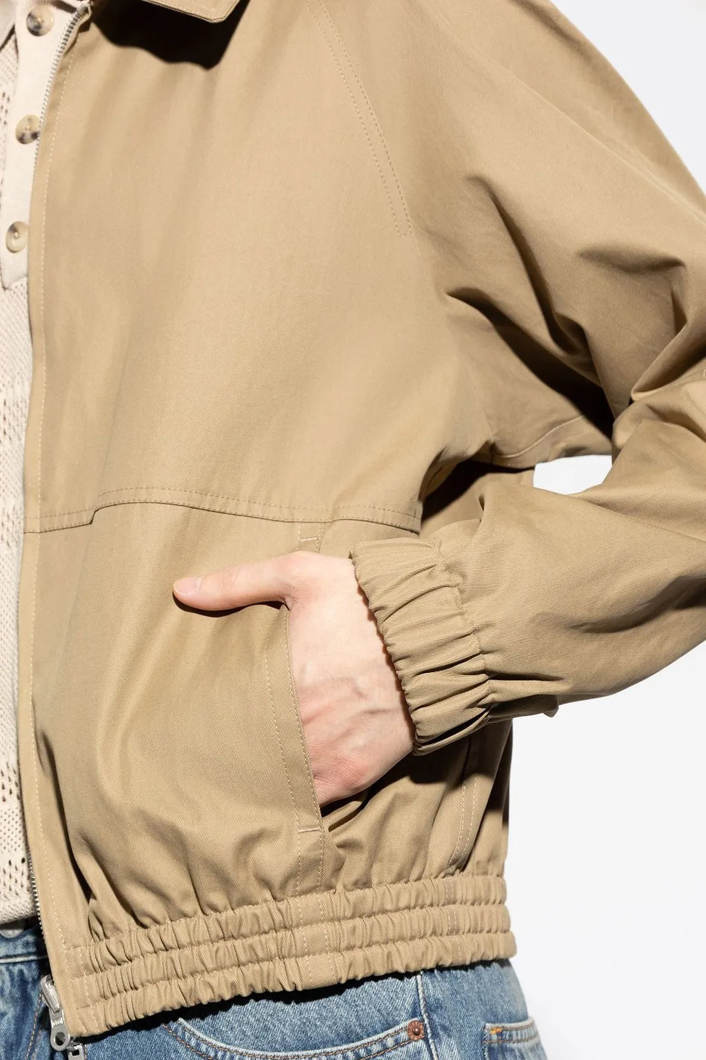 Dries Van Noten Zip-Up Striped Reversible Jacket