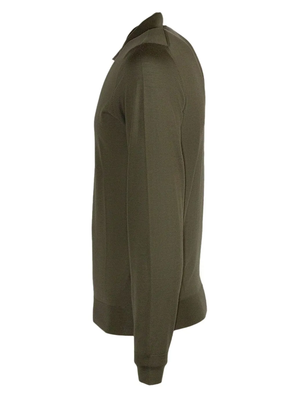Drumohr Zip Long-Sleeve Polo Shirt