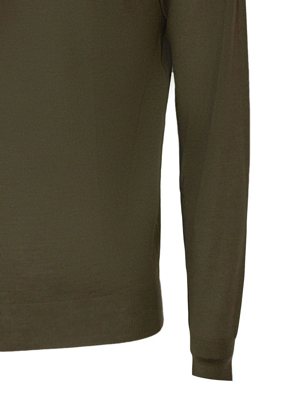 Drumohr Zip Long-Sleeve Polo Shirt