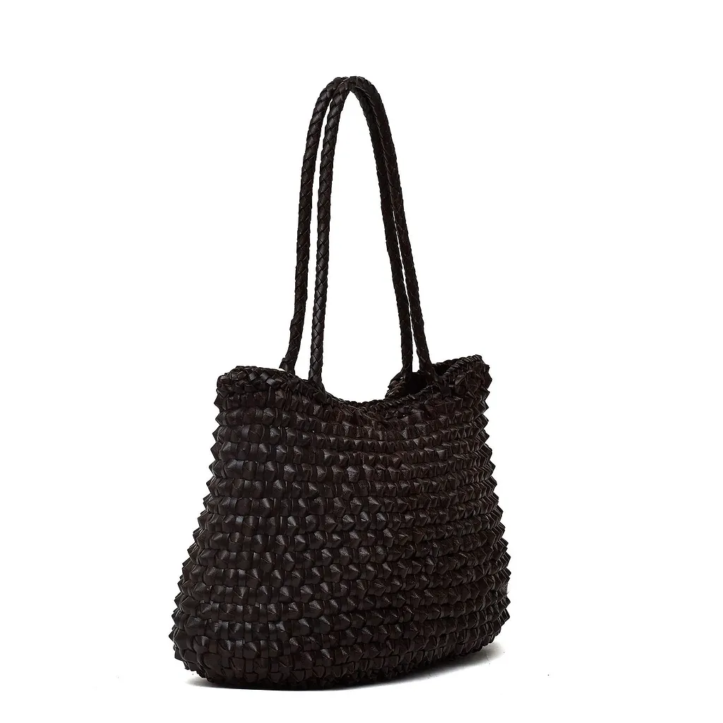S Croce Cactus Weave Shoulder Bag