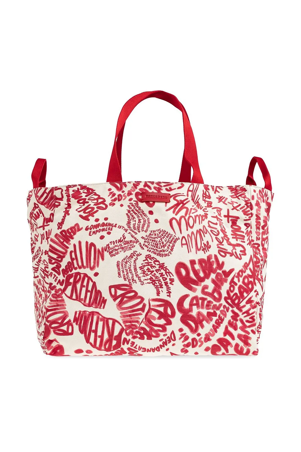Dsquared2 Allover Logo Print Tote Bag