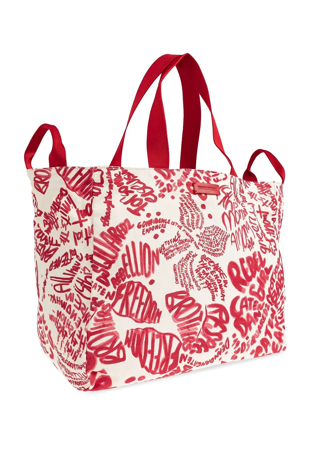 Dsquared2 Allover Logo Print Tote Bag