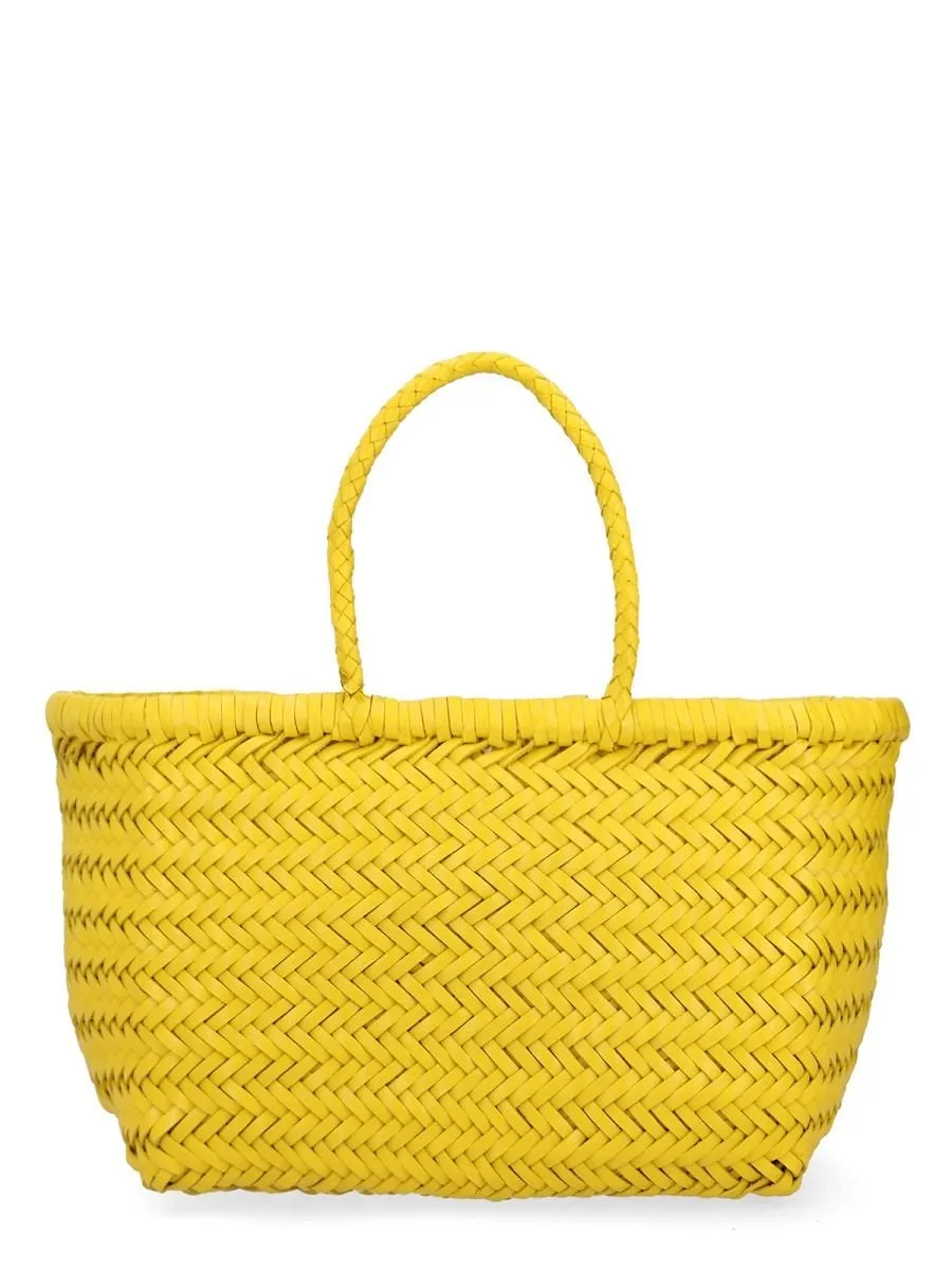 Woven Basket Tote Bag