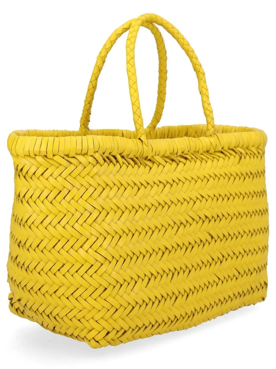 Woven Basket Tote Bag