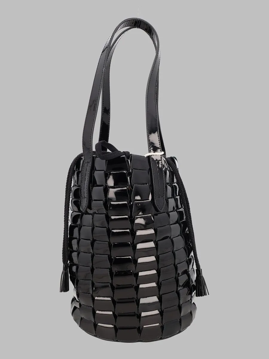 Dragon Diffusion Woven Bucket Bag