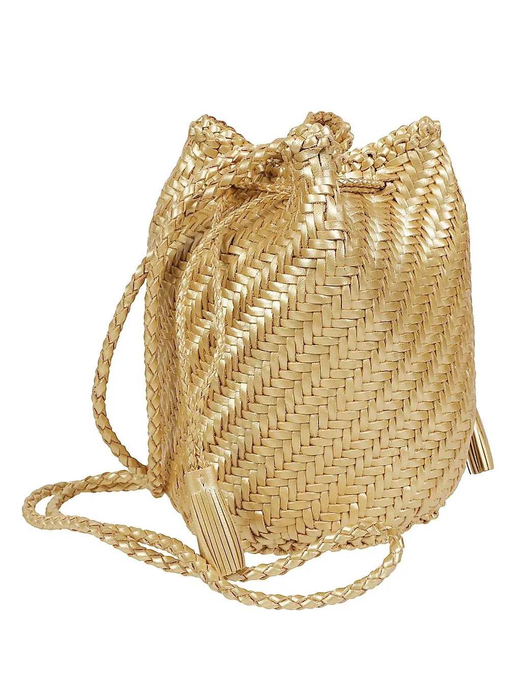 Dragon Diffusion Woven Drawstring Bucket Bag