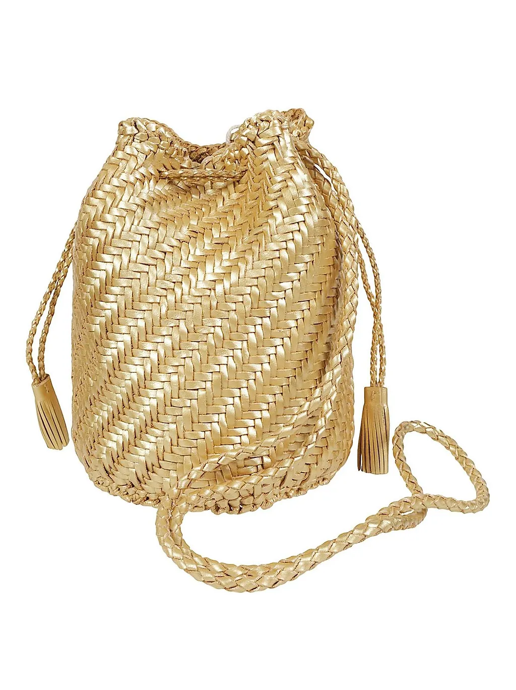 Dragon Diffusion Woven Drawstring Bucket Bag