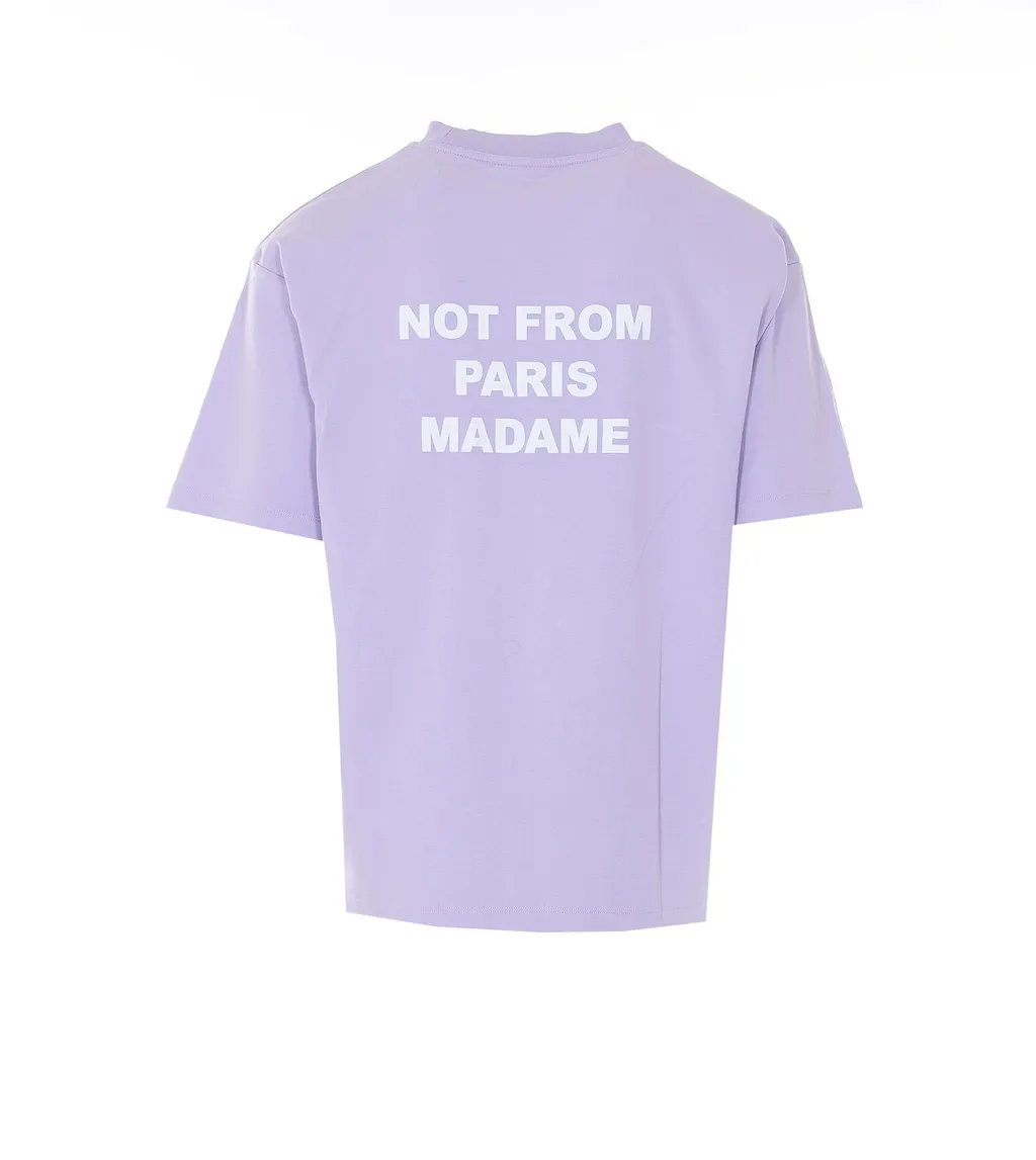 DrÔLe De Monsieur Le Slogan Printed T-Shirt