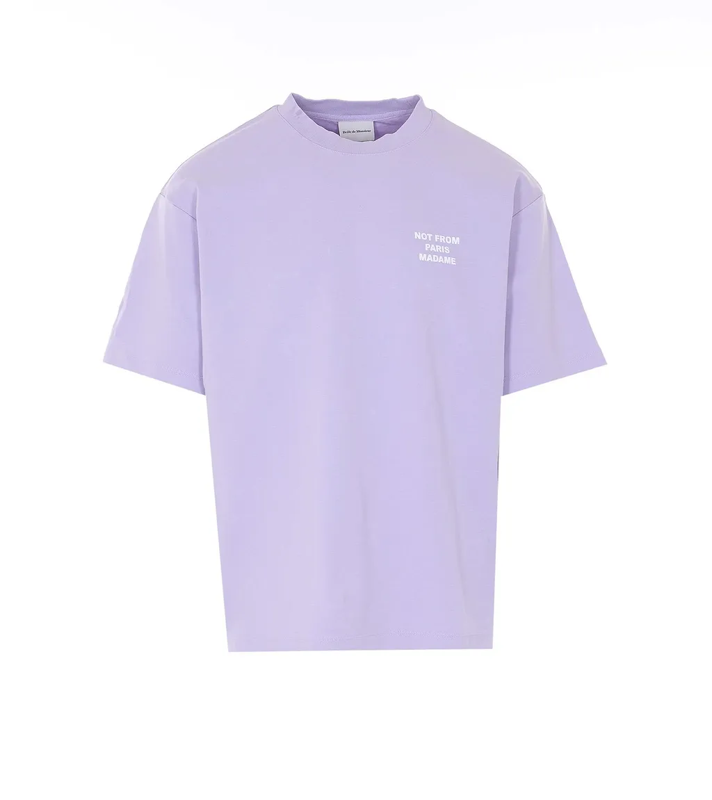 DrÔLe De Monsieur Le Slogan Printed T-Shirt
