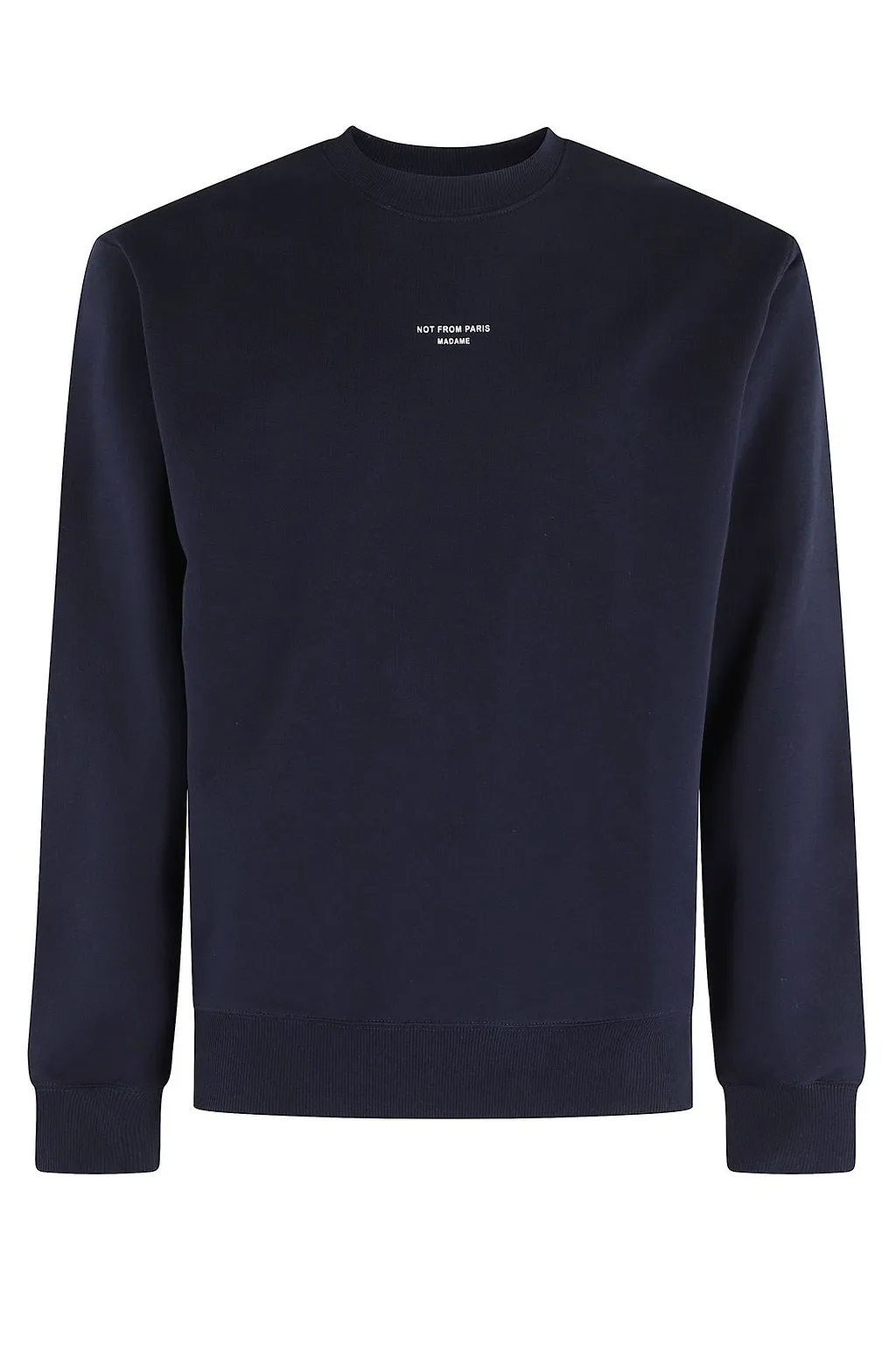 DrÔLe De Monsieur Slogan Printed Crewneck Sweatshirt