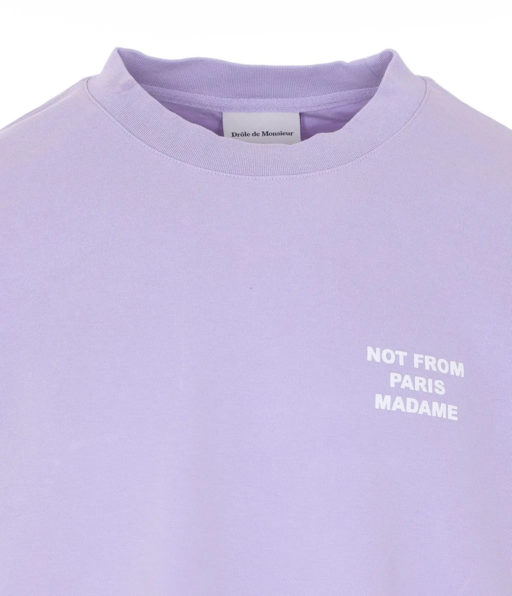 DrÔLe De Monsieur Le Slogan Printed T-Shirt