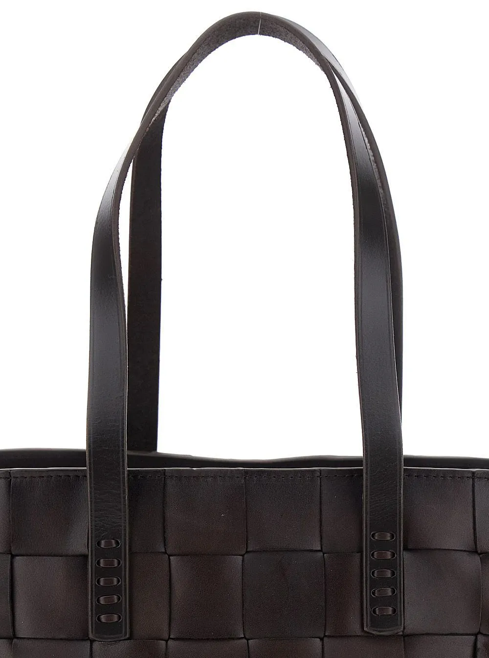 Dragon Diffusion Woven Leather Tote Bag