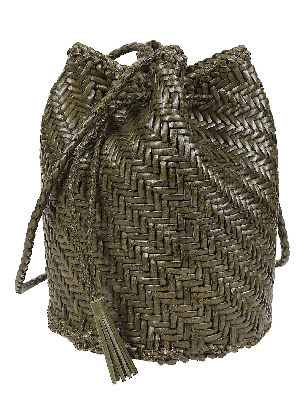 Dragon Diffusion Woven Drawstring Bucket Bag