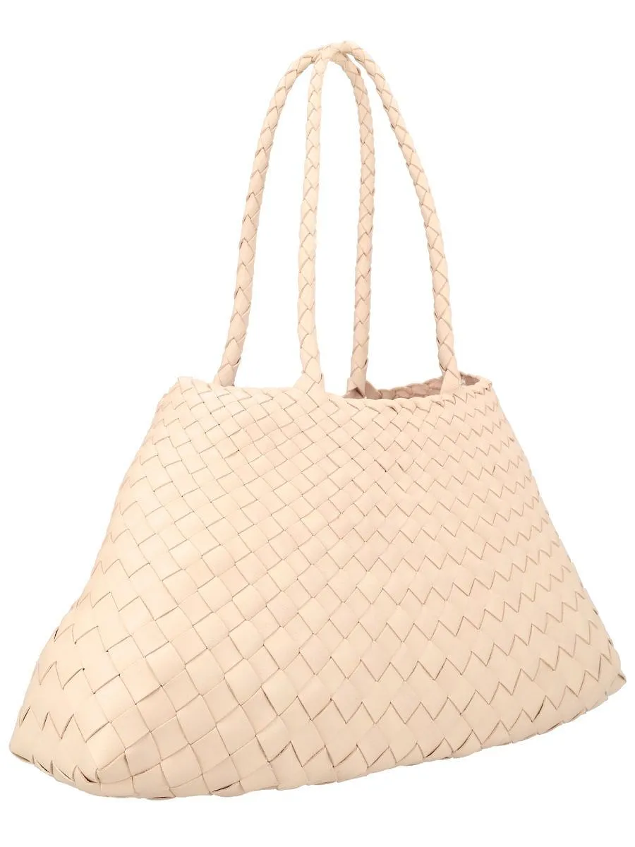 Woven Leather Shoulder Bag