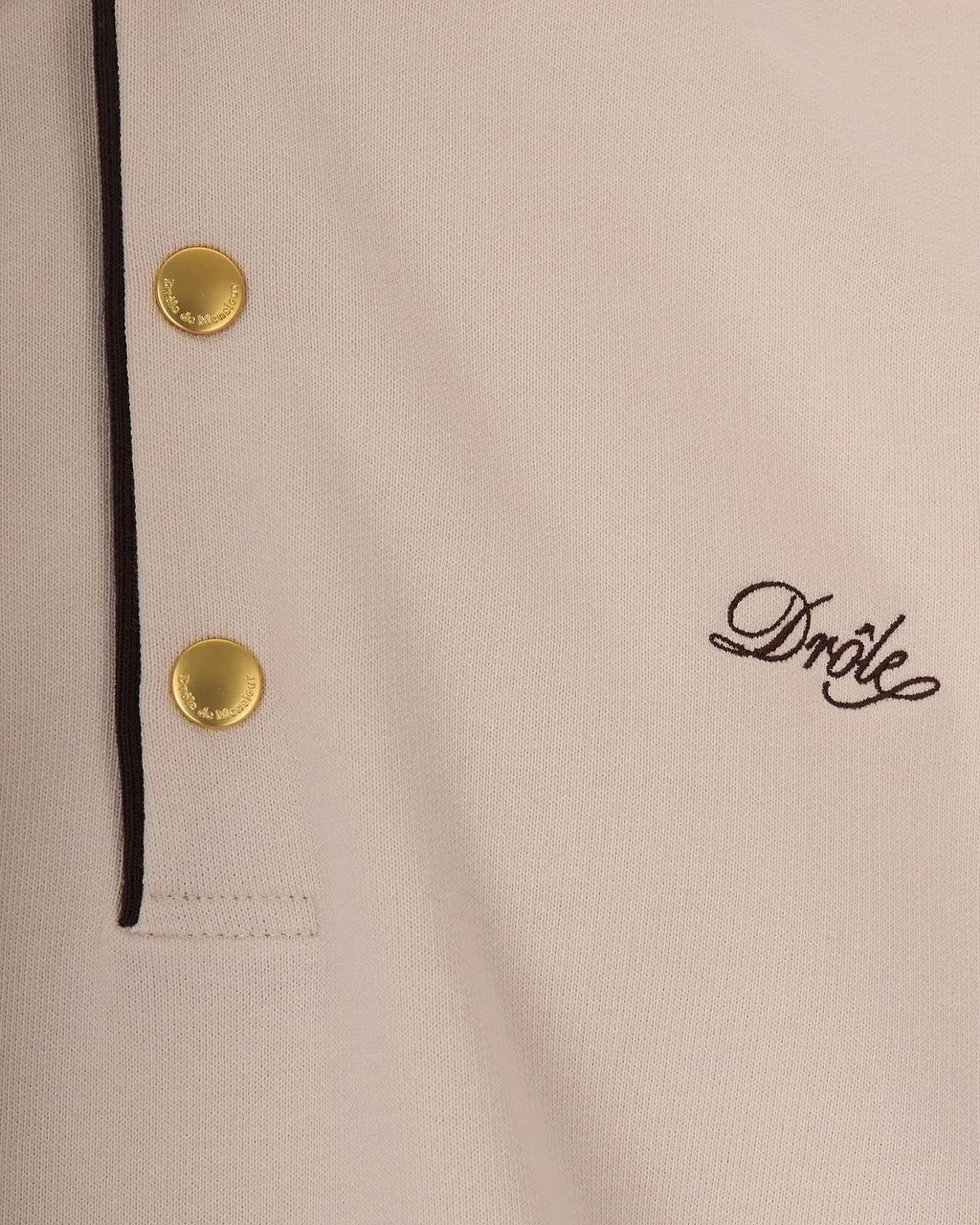 DrÔLe De Monsieur Logo Embroidered Polo Shirt