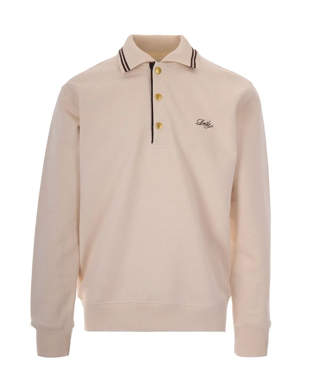 DrÔLe De Monsieur Logo Embroidered Polo Shirt