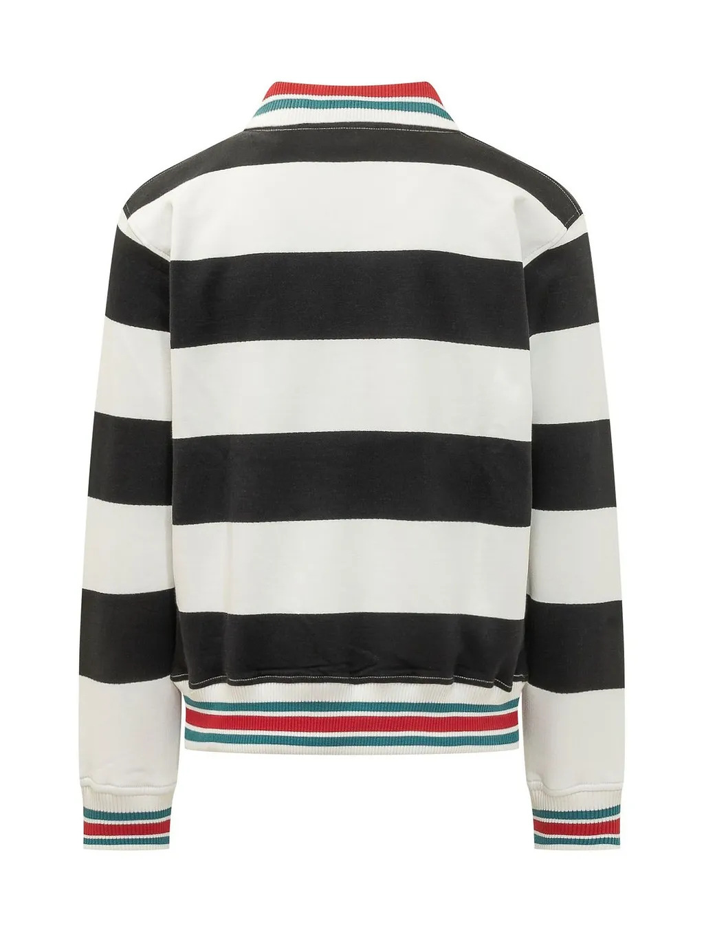 DrÔLe De Monsieur Logo Striped Polo Shirt