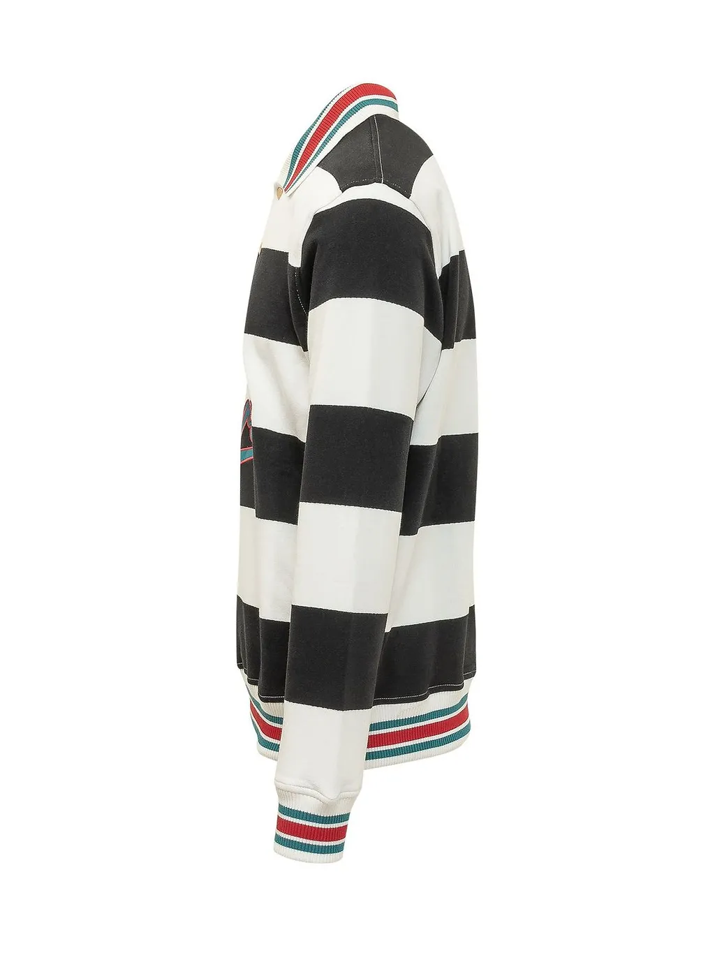 DrÔLe De Monsieur Logo Striped Polo Shirt