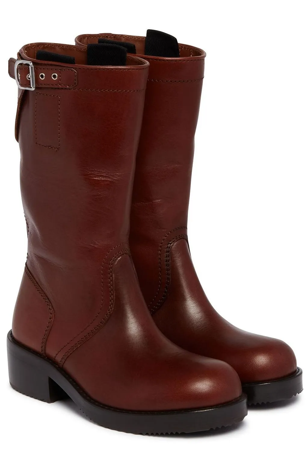 Buckled Biker Boots