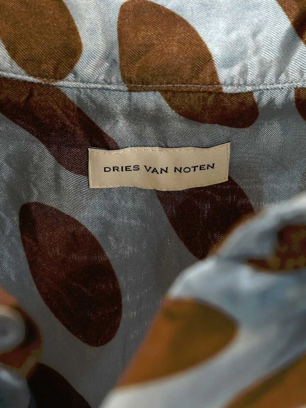 Dries Van Noten Caper Oval-Print Shirt