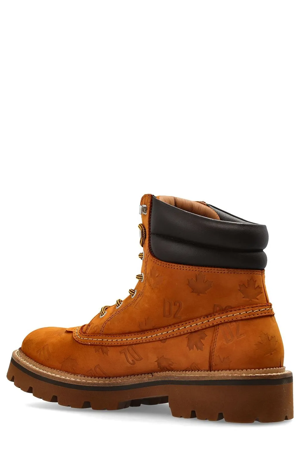 Dsquared2 D2 Monogram Lace-Up Boots