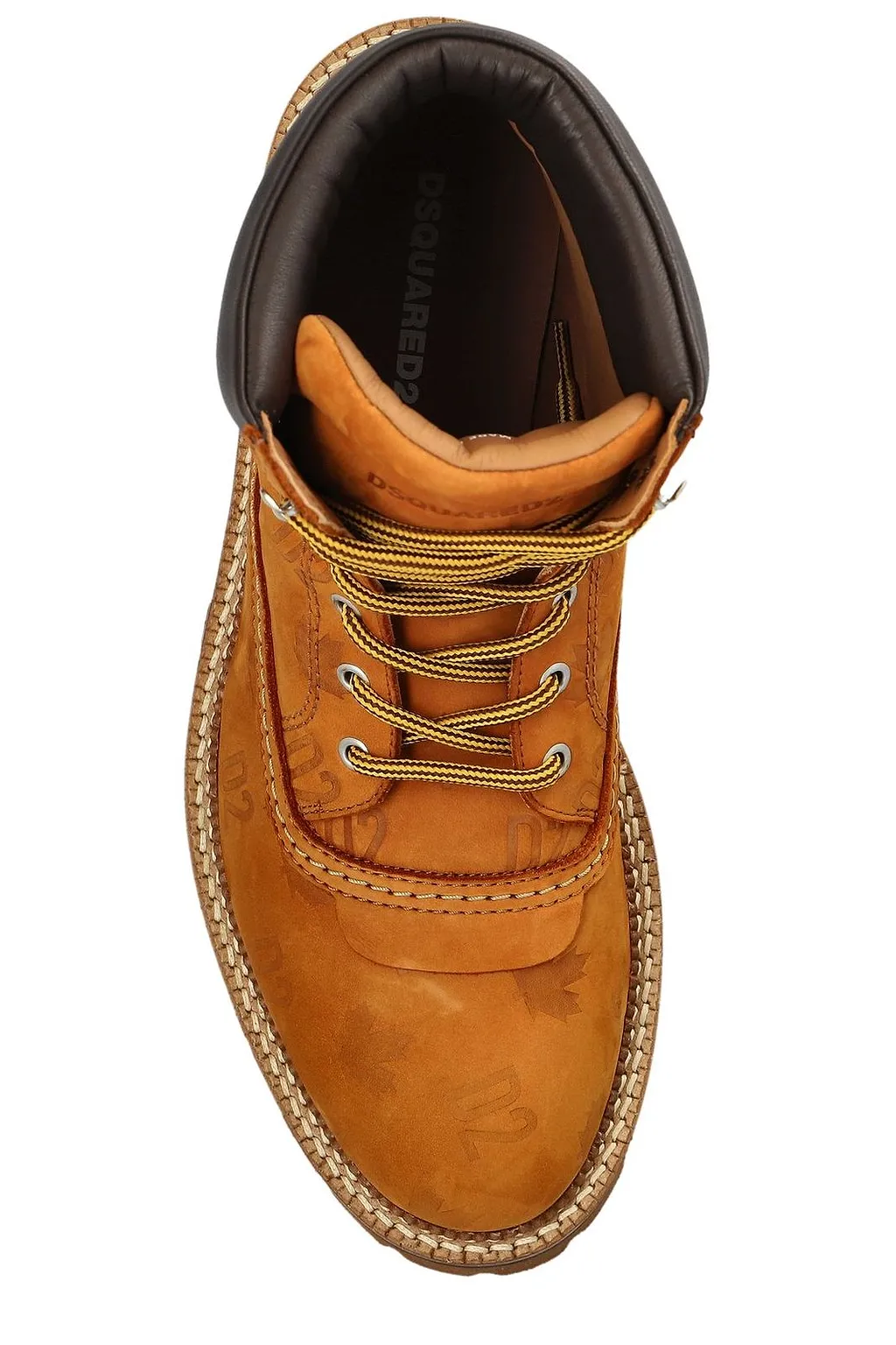 Dsquared2 D2 Monogram Lace-Up Boots