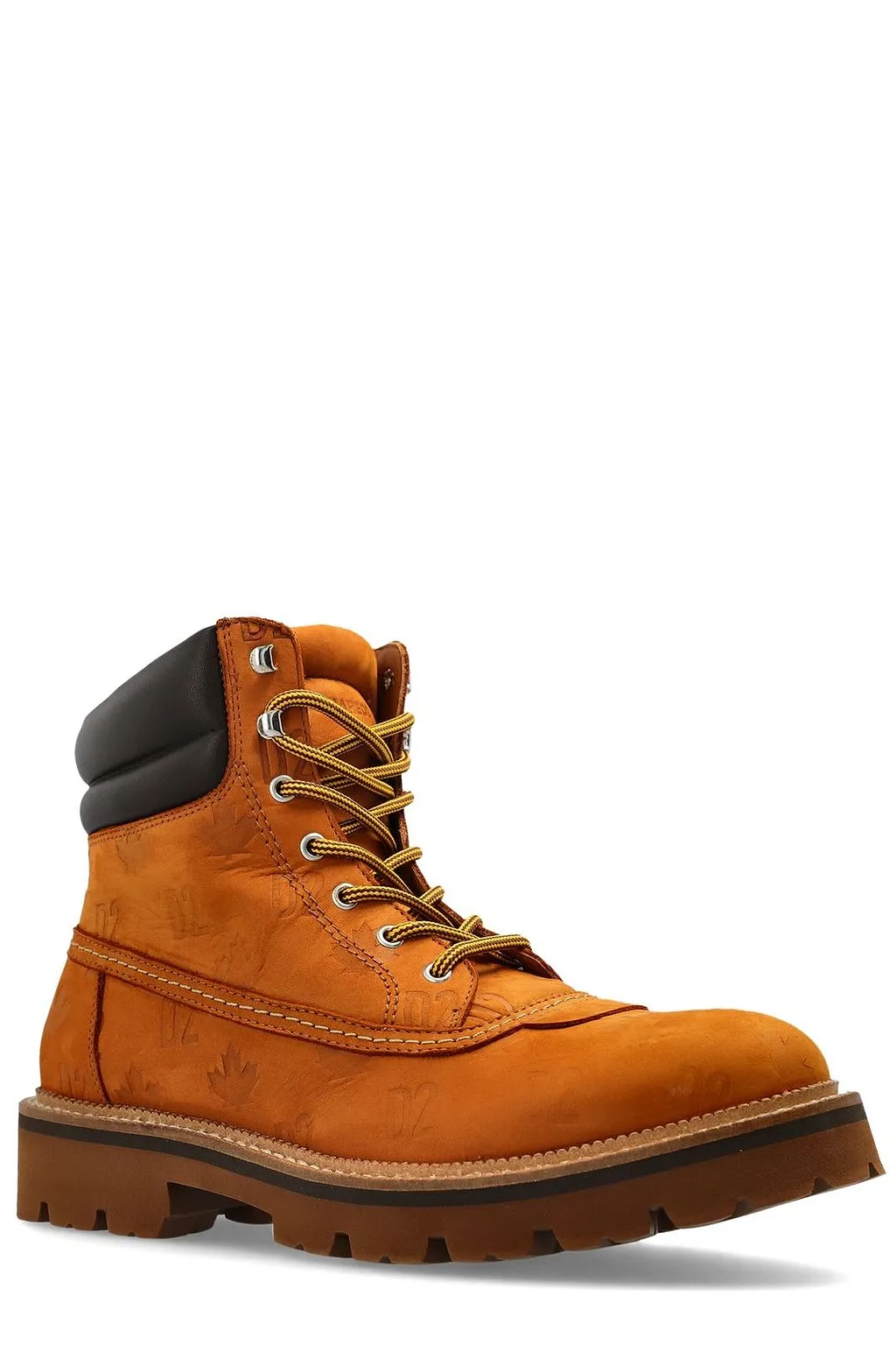 Dsquared2 D2 Monogram Lace-Up Boots