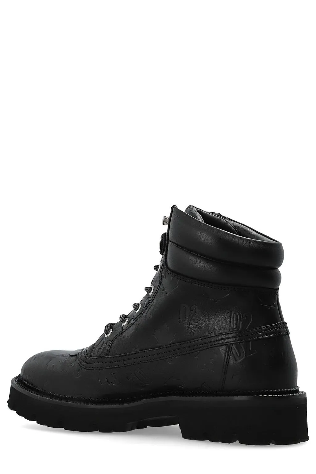 Dsquared2 D2 Monogram Lace-Up Boots