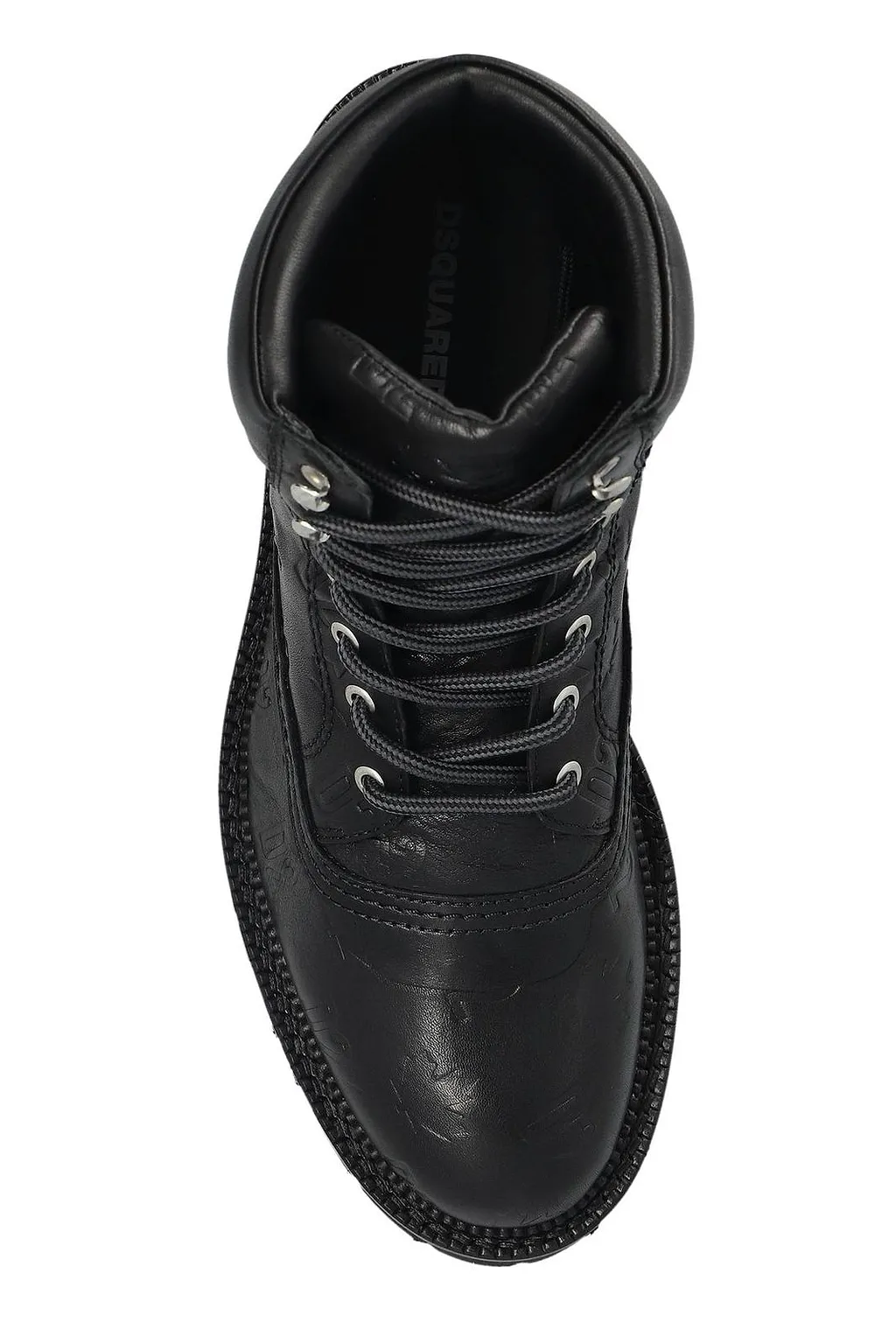 Dsquared2 D2 Monogram Lace-Up Boots