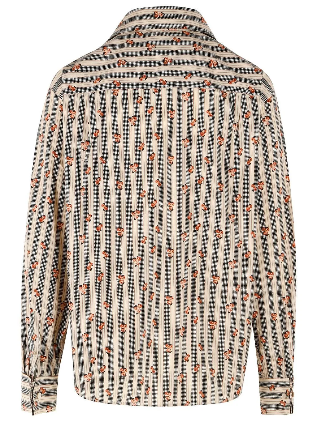 Dries Van Noten Cedon Floral Stripe Shirt