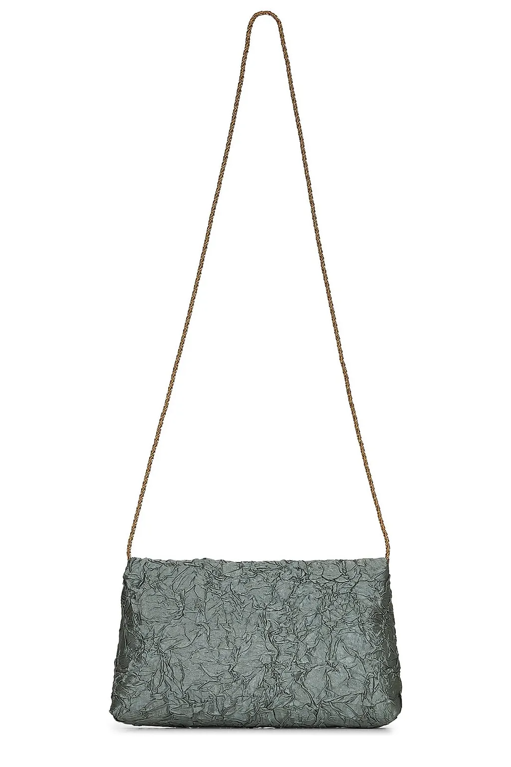 Dries Van Noten Chain Linked Ruched Shoulder Bag