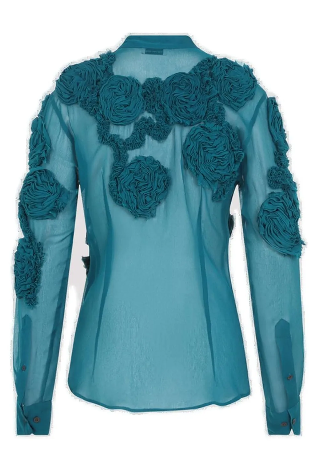 Chowsa Sheer Floral Shirt
