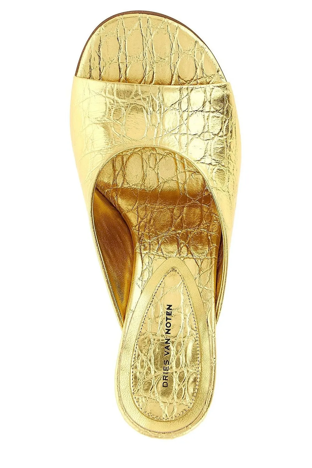 Dries Van Noten Curved Wedge Mules