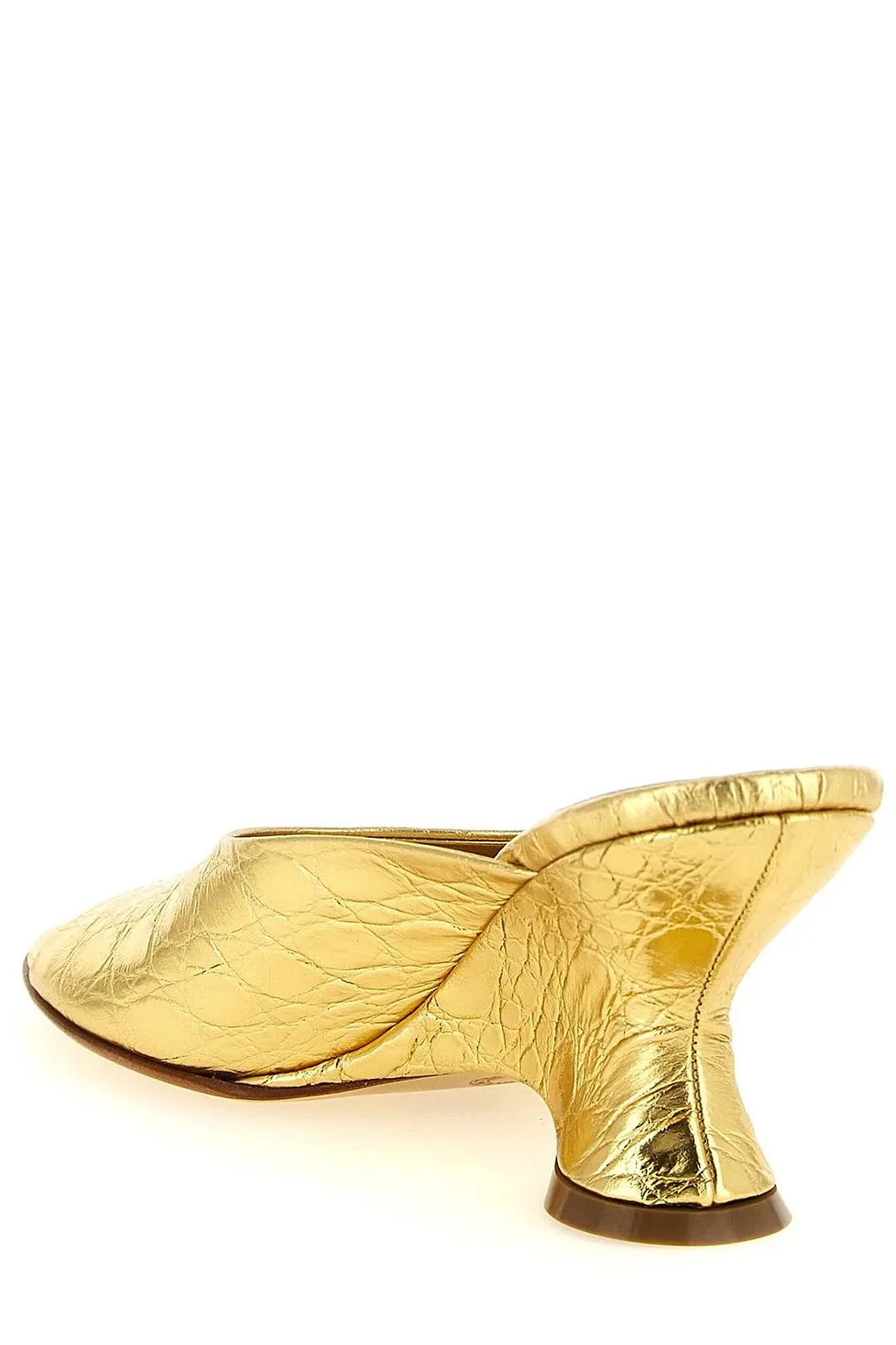 Dries Van Noten Curved Wedge Mules