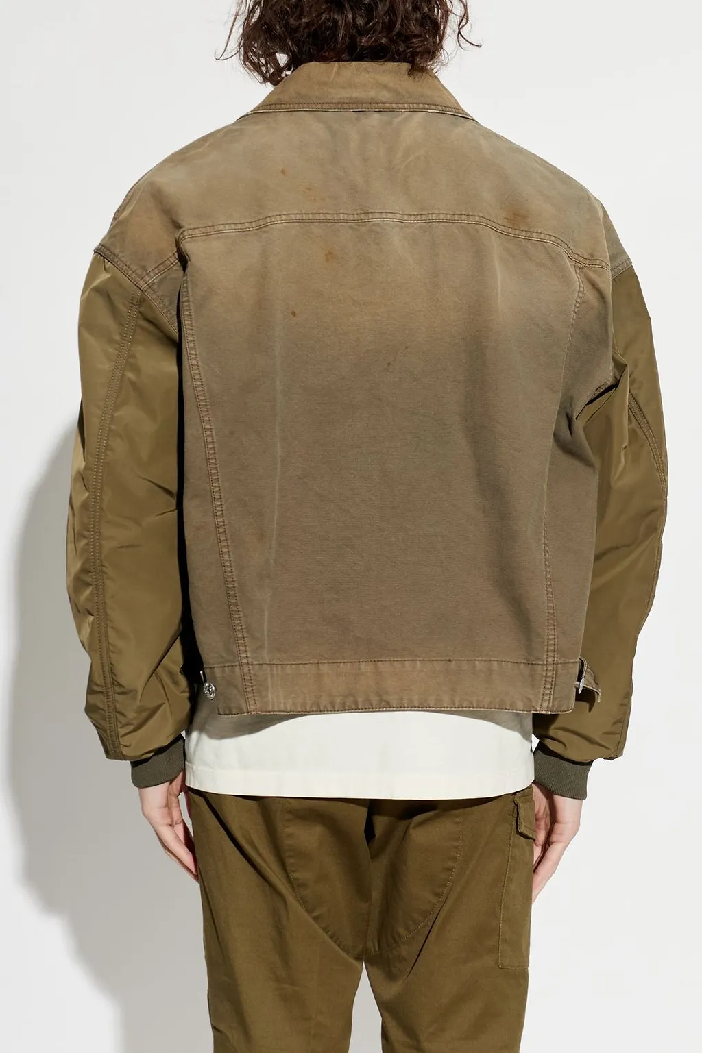 Dsquared2 Faded Panel Denim Jacket