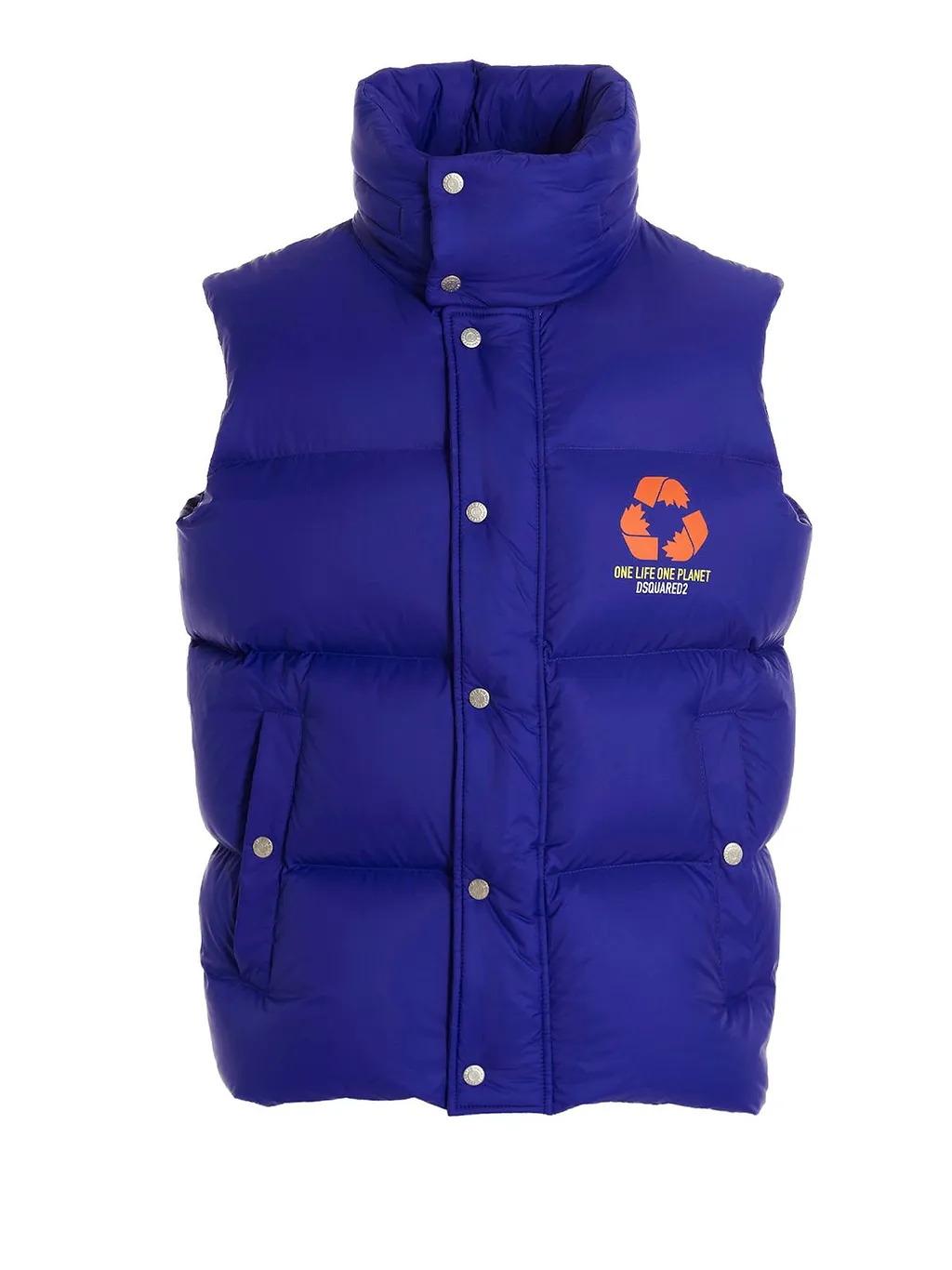 Dsquared2 Graphic-Printed Padded Gilet