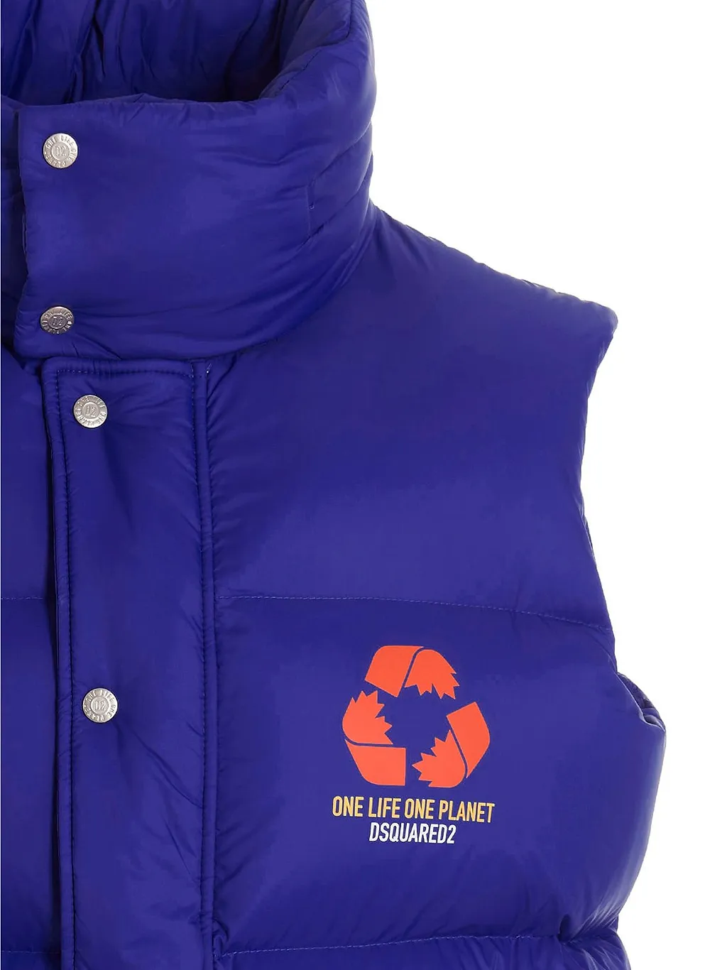 Dsquared2 Graphic-Printed Padded Gilet