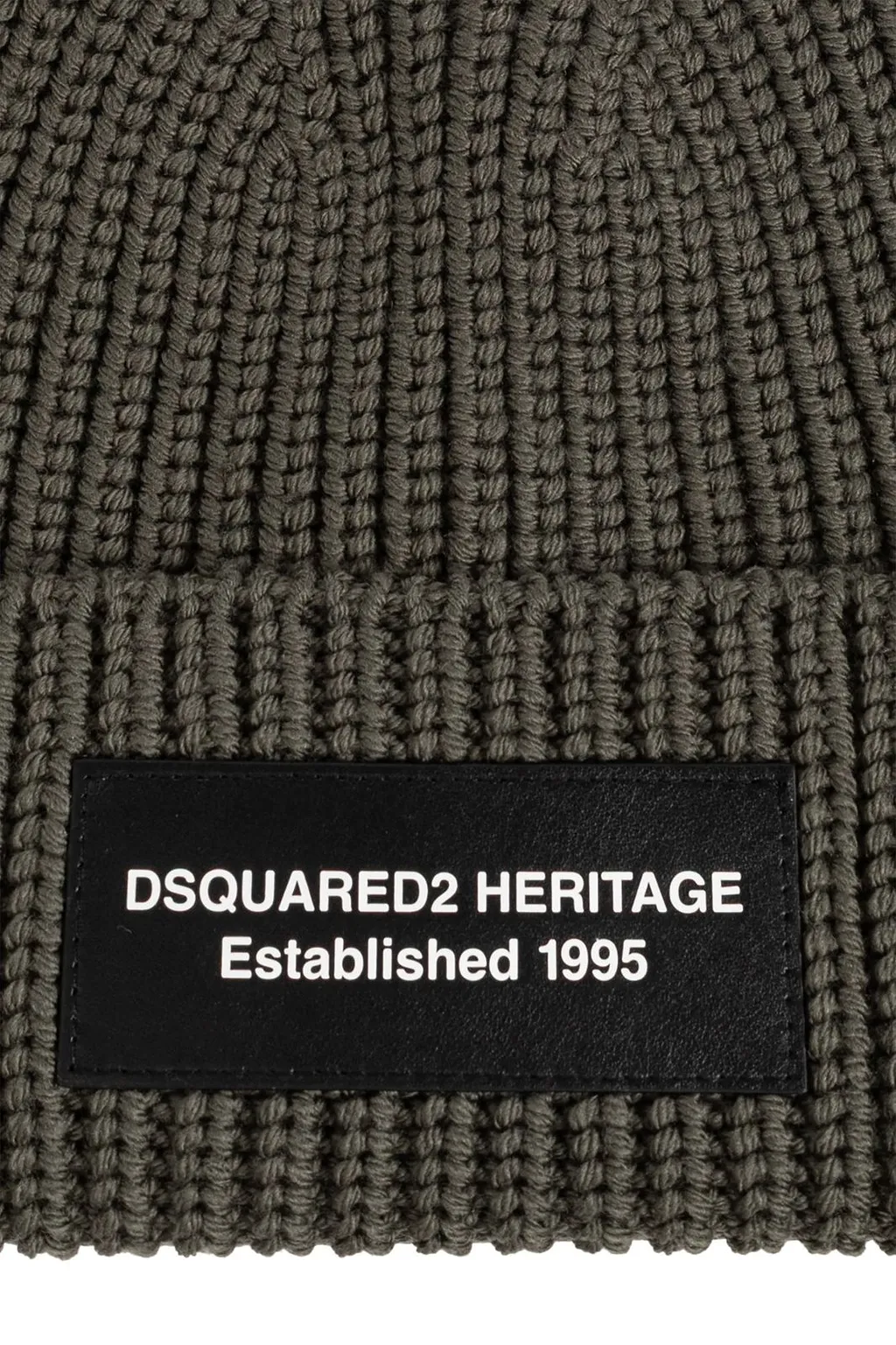 Dsquared2 Heritage Logo Patch Beanie Hat