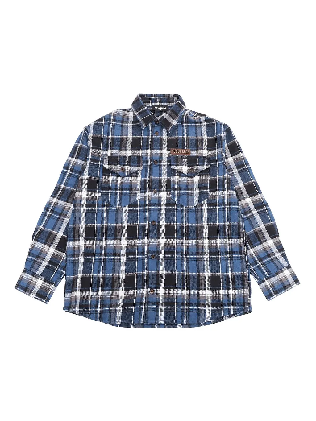 Dsquared2 Kids Checked Buttoned Shirt