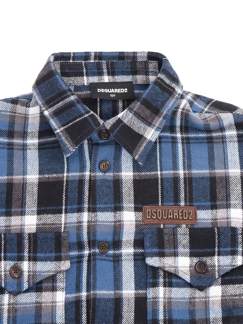 Dsquared2 Kids Checked Buttoned Shirt