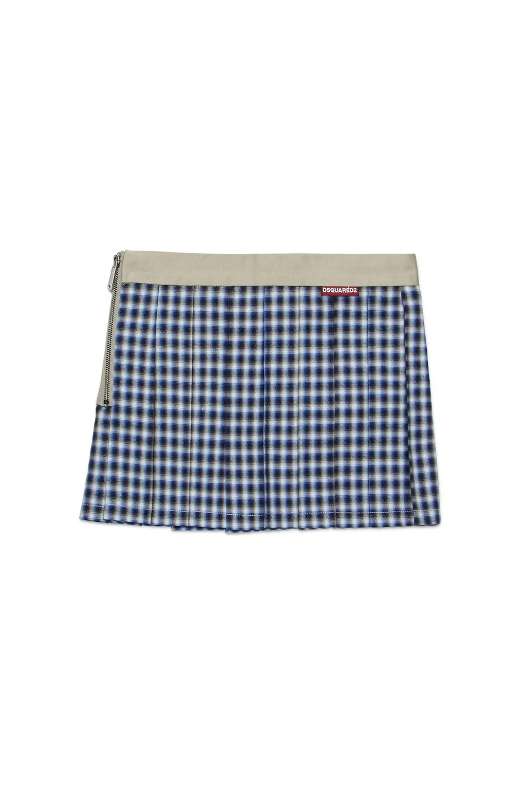 Checked Mini Skirt